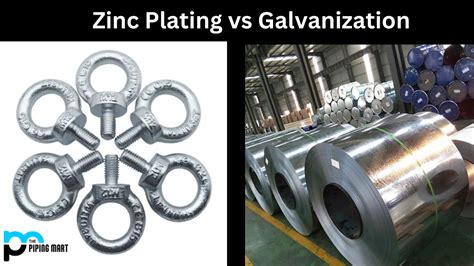 zinc plated sheet metal|galvanizing vs zinc plating.